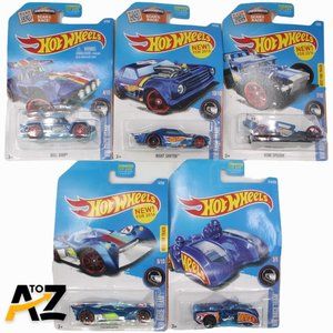 Lot Of 5 New Hot Wheels HW Race Team Cars 1:64 Mattel